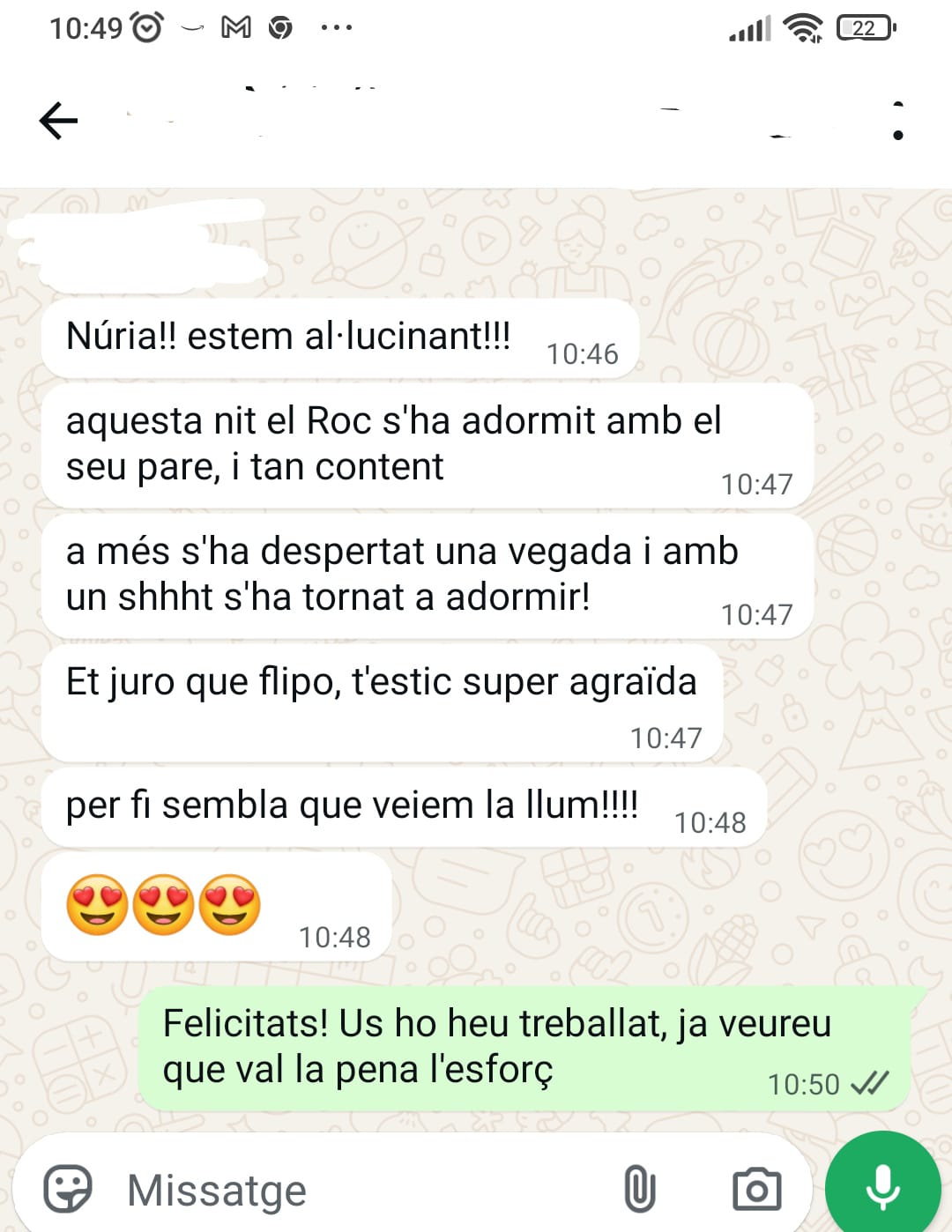 whatsapp son